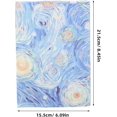 thumbnail image 2 of Book Cover Sleeve Paperback Protector: A5 Book Covers for Hardcover - Soft Cloth Book Protector with Flower Pattern - Adjustable Book Sleeve for Notebook Bible Planner Book Lovers Accessories, 2 of 9