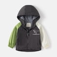 thumbnail image 6 of Boys Windproof Hooded Zipper Dinosaur Jacket Coat Hoodie Top Outwear For Toddler Kids, 6 of 6