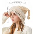 thumbnail image 3 of WELOIJEVBE Winter Hats for Women Winter Warm Daily Fashionable Elastic Casual Slouchy Hat Suitable for Man and Woman, 3 of 4