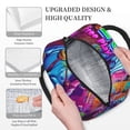 thumbnail image 3 of Disketp Neon Free Play Bolsa Térmica para Almuerzo, Lonchera con Abertura Amplia y Gran Capacidad, Organizador Reutilizable para Mujeres, Hombres y Adultos, 3 of 6