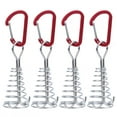 thumbnail image 2 of Clous de Ressort pour Tente de Store Extérieur, Boucle de Corde à Vent Légère pour Tente de Camping en Plein Air Haute Résistance Acier Inoxydable pour Randonnée pour Camping en Plein Air, 2 of 7