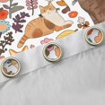 thumbnail image 4 of Feelyou Kitten Cat Black Out Curtains, Flower Plant Curtains Pack of 2 (42x63 Each), 4 of 6