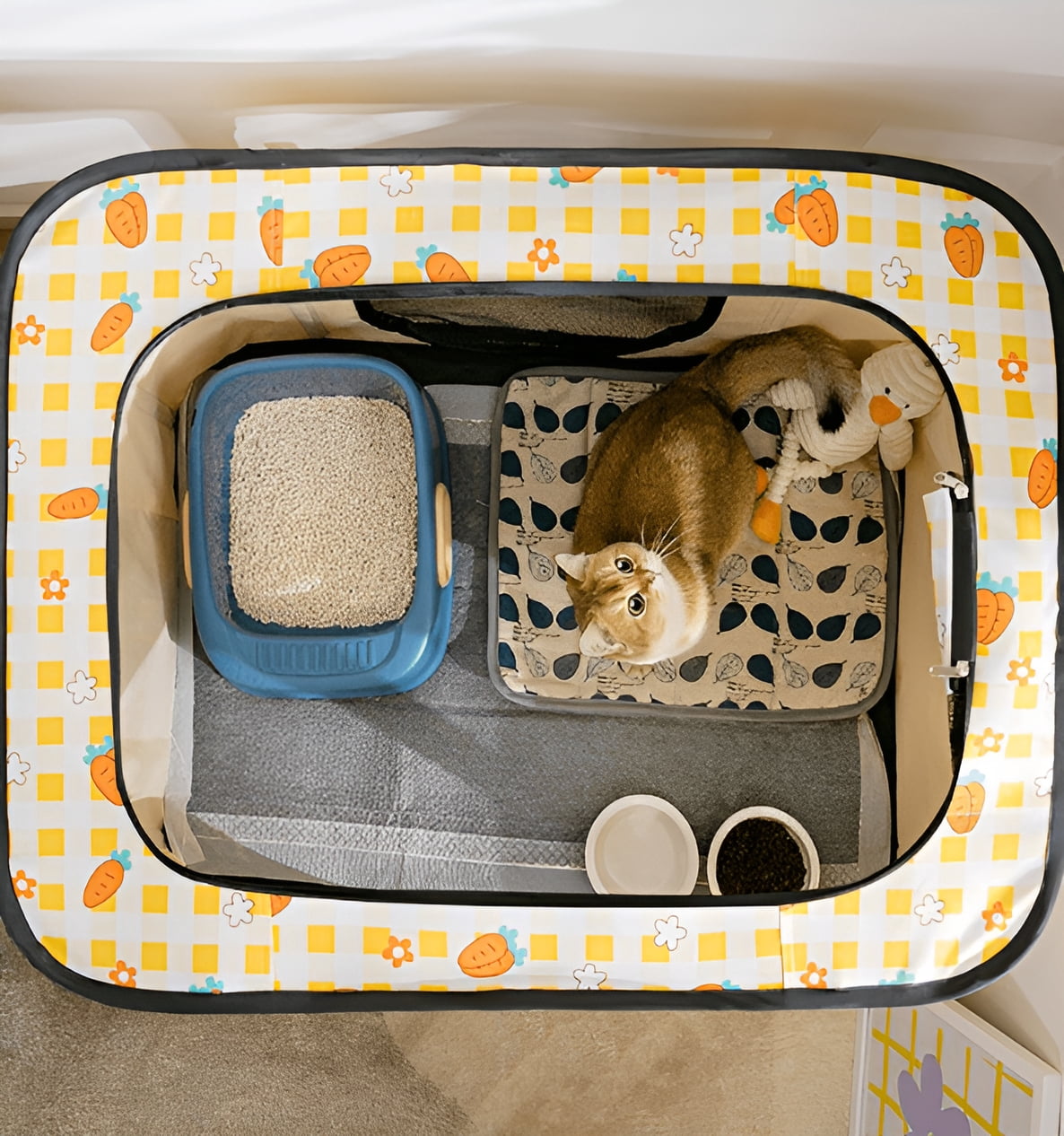 Door Folding Pet Crate Cage Cat Carrier Dog Cat Kennel ,ZBH,Pink
