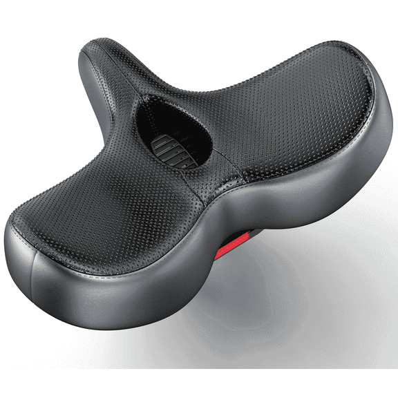 IPOW Comfort Oversized Bike Seat (Men's and Women's), Memory Foam Padded Soft Bike Cushion