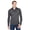 CHARCOAL, variant on Men's Tonal Space-Dye Quarter-Zip - N4010