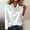 White, variant on Women's Cowl Neck Sweater Lightweight Solid Color Long Sleeve Knit Pullover Jumper Tops 2026 Spring Summer Limited-time offer