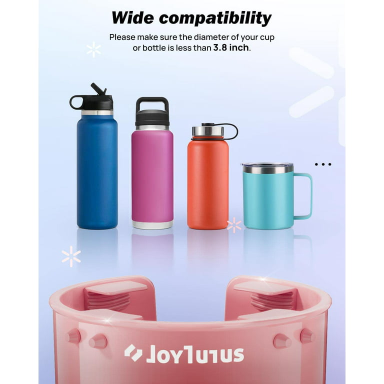 Joytutus Cup Holder Expander for Car, Multifunction Dual Car Cup Holder Expander Adapter for Yeti, Hydro Flask, Nalgene, Car Cup Holders Hold 18-40 oz