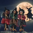 thumbnail image 4 of Halloween Ornament KTV Cloth Voice Control Witch Party Decoration with Light for House, 4 of 7