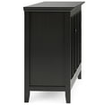 thumbnail image 6 of Amherst 66 inch Wide Solid Wood Transitional 4 Door Storage Cabinet in Hickory Brown, 6 of 11
