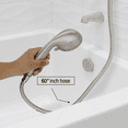 thumbnail image 5 of Danco 5 Spray Setting Modern Handheld Shower Head in Brushed Nickel (12153), 5 of 7