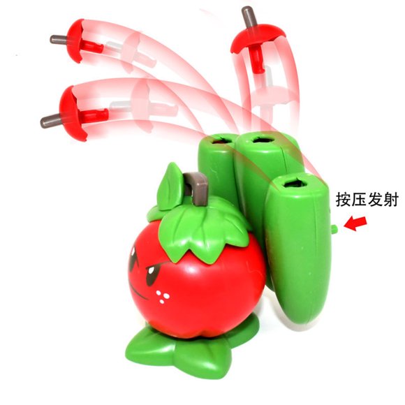 Amyove Plants Vs. Zombies Figure Toys Peashooter Gatling Pea Shooter Plastic Action Figure Model Toys