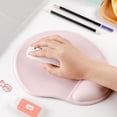 thumbnail image 2 of Mr. Pen- Ergonomic Mouse Pad with Wrist Rest, Blush Pink Breathable Fabric with Memory Foam Cushion, 2 of 8