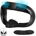 thumbnail image 1 of Ensemble de Remplacement Interface Faciale VR et Mousse pour Oculus Meta Quest 2 / Cadre Interface Faciale Amovible & Couvre-Visages en Mousse Remplacement & Coussin de Nez Anti-Fuite & Couvre-Lens, 1 of 8
