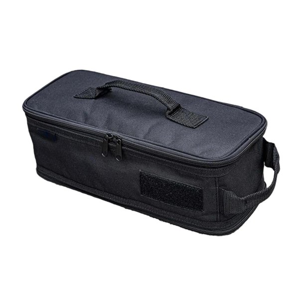Camping Utensil Bag Picnic Picnic Bolsa de almacenamiento Bolso Multipropósito Multipropósito Portable Carry Bag Picnic Almacenamiento Camping Camping negro