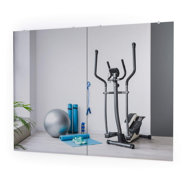 Gym Mirror 48 x 72 1 4 Tempered Glass Safety Backed DYI Installation