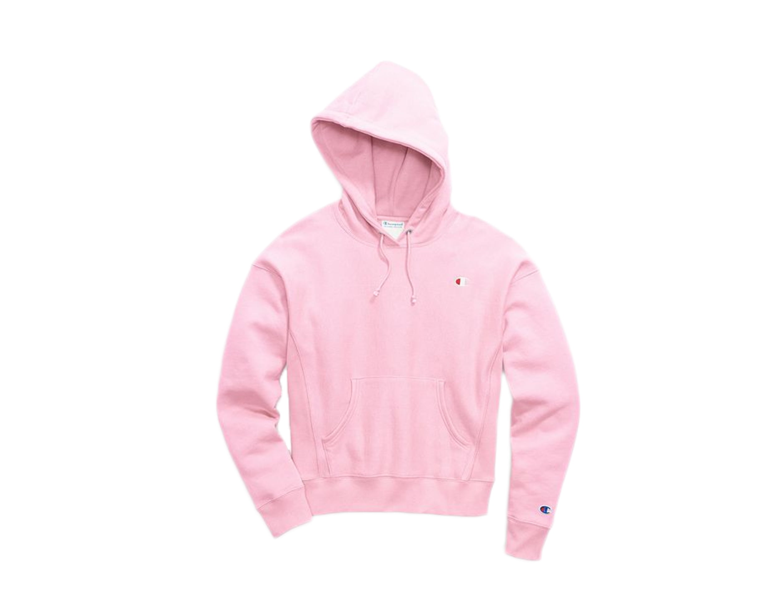 pink champion hoodie