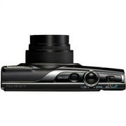 Canon PowerShot ELPH 360 Digital Camera (Black) 1096C001 - 32GB (International Version)