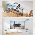 thumbnail image 3 of Mountory Full Motion TV Wall Mount for 26-60" TVs, Swivel and Tilt TV Mount with Single Stud, Max VESA 400x400, up to 77 lbs, 3 of 8