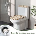 thumbnail image 4 of HELLHERO Toilet Seat Covers Set & Elastic Edge Bathroom Toilet Lid Cover for Toilet, Elastic Fabric, Easy Care, 4 of 8