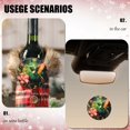 thumbnail image 4 of Funny Christmas Ornament,Gorgeous Floral - Hued Hummingbird,Xmas Round Ceramic Pendant, 4 of 6