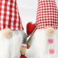thumbnail image 2 of Compra mínima de 10 piezas Adorno de muñeco sin rostro de amor de muñeco elfo navideño de San Valentín [Rojo] ANGGREK  Otros, 2 of 8