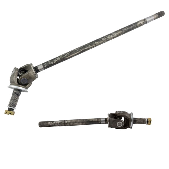 TRQ Front Axle Shaft Assembly LH RH Pair Set 2pc for Ram 2500 3500 4WD 4x4 Truck ASA71200