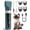 Green, variant on Cat Clippers For Matted Hair  5-speed Quiet Kit Cordless Pet Shaver Long Waterproof Trimmer Cats(green)