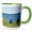 Green/White, variant on 3drose, Beach Chairs, Prince Edward Island, Canada-cn09 Krs0003 - Keith and Rebecca Snell, 15oz Mug