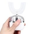 thumbnail image 3 of Cepillos de dientes ultrasónicos en forma de U para adultos, cabezal de cepillo suave con vibración de alta frecuencia, cepillo de dientes eléctrico para viajes, 3 of 14