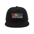 thumbnail image 1 of Gravity Threads LGBTQ+ Rainbow Fists Pride Patch Snapback Cap - Black, 1 of 1