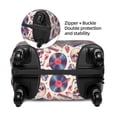 thumbnail image 3 of Haiem rock Skull record Retro Luggage Cover Printed Suitcase Covers for Luggage Elastic Washable Suitcase Protector Fits 18-32 Inch Luggage-X-Large, 3 of 8