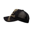 thumbnail image 3 of WITHMOONS Skull Trucker Hat Unisex Meshed Adjustable Baseball Cap YT11319 (Gold), 3 of 5