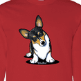 thumbnail image 4 of Inktastic Tri Color Corgi Long Sleeve T-Shirt, 4 of 5