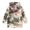 thumbnail image 3 of Xyxonk Camo Girls Hoodies Kids Size 10-12 Long Sleeve Maple Leaf Print Trendy Camouflage Sweatshirts with Pocket Winter Hunting Fleece Pullover Hoodie,Pink 90, 3 of 4