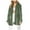 Green, variant on Women's Jacket Leather Blazer Solid Long Sleeve Lapel Button Down Moto Biker Suit Lightweight Jacket