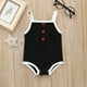 thumbnail image 3 of Gibobby Mameluco para niño Recién Nacido bebé niños niñas sólido mono ropa trajes(Negro, 18-24 Meses), 3 of 4