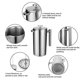 thumbnail image 1 of French Press 304 Stainless Steel Thermal Coffee Maker Tea Maker 800ML 3 Filters Anti-scald Handle Rust-proof Coffee Press, 1 of 5