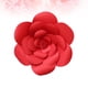 thumbnail image 2 of FELTECHELECTR 1 pieza de 20 cm de flores de papel 3D para decoración de pared, para fiestas, hogar, bodas (rojo rubí), 2 of 7