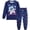 1# Blue, variant on FEDPOP Boys Pajamas Little Big Boys 2-Piece Sleepwear Set Kids Pjs Size 10