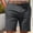 Dark Gray, variant on Men's 9" Cotton Golf Shorts with Expandable Waistband, Flat Front, Moisture-Wicking, Sun Protection, Stretch, Lightweight Dress Shorts Size 3XL Red