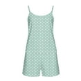 thumbnail image 5 of Miqool Pajama Sets for Women 2 Piece Sleeveless Cami Tops and Shorts Lounge Set Soft Sleepwear Cute Printed Pj Outfits, 5 of 7