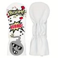 thumbnail image 3 of Amusing Golf Headcovers 2025 - Cartoon Bomb Driver/Wood Cover Weatherproof & Lightweight 5, 3 of 4