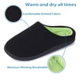 thumbnail image 5 of Danolapsi Slippers for Men and Womens,Memory Foam House Slippers,Warm Plush Bedroom House Shoes Indoor Outdoor Anti-Skid Rubber Sole, 5 of 8