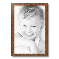 ArtToFrames 12x18 Inch Honey Picture Frame, This Brown Wood Poster Frame is Great for Your Art or Photos, Comes with 060 Plexi Glass (4380)