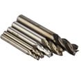 thumbnail image 4 of Bgsha 5pcs CNC Fraiseuse Fraiseuse HSS Foret à Tige Droite 4 Cannelures, 4 of 10