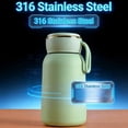 thumbnail image 6 of Mini Water Bottle ,10 oz tumbler ,small travel water bottle, Insulated Tumbler ，Insulated Flask, Vacuum Stainless Steel Water Bottle, Leak Proof, BPA Free, for Hot & Cold Drinks (Green), 6 of 9