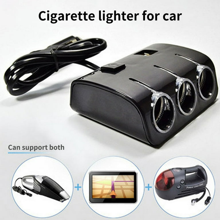 Newest Car Charger 3 Socket Adapter with Dual USB Interfaced - China Socket  Adapter, Adapter Socket
