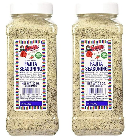 Bolner's Fiesta Extra Fancy Fajita Seasoning, 30-Ounce Plastic Canister (30 Ounce (2-Bundle))