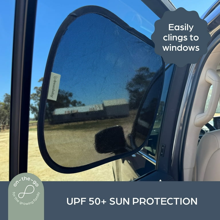 Willow S Britax EZ-Cling Car Window Shades (2-Pack) UPF 30+ Sun