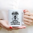 thumbnail image 3 of Custom Mugs Proud Grandpa of Hockey Player Yes They Bought Me Funny Pucking Grandfather Gifts Santa Christmas Presents Ceramic Coffee 11oz 15oz Mug, 3 of 7